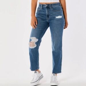 Hollister Ultra high vintage straight jeans size 27 x 29 in like-new condition